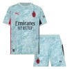 Camisola + Calções Guarda-Redes AC Milan Criança 2025-26 Azul